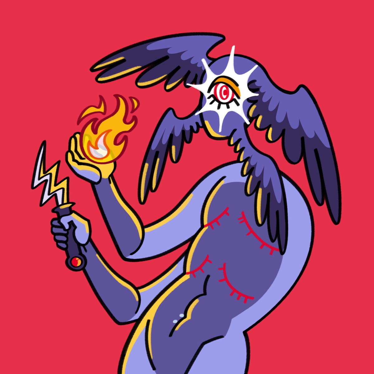 two angels in symbiosis 💫👁🔥