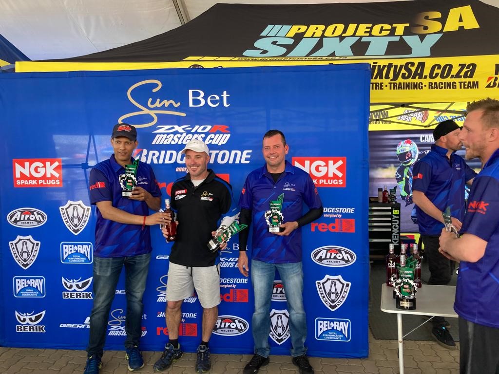 FirstTecDigital's tweet image. Congratulations Abrie Marais for clinching 3rd place in the Veterans class of the Sunbet ZX 10 Masters Cup at the Kyalami racetrack this past weekend.