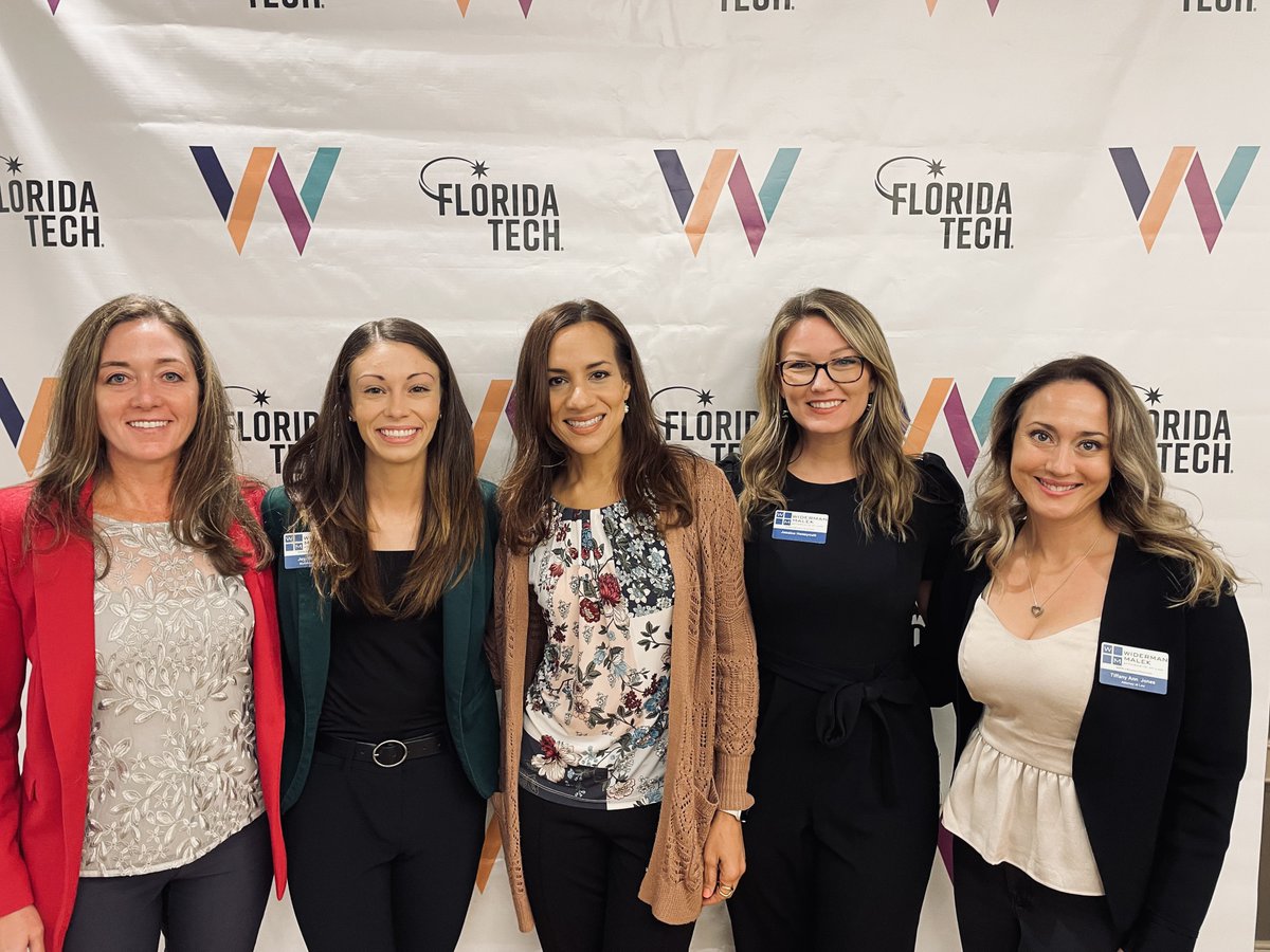 LegalTeamUSA's tweet photo. Our women of Widerman Malek had a fantastic time at weVENTURE’s Impact Summit last week! An incredible program put on by the weVENTURE team and our own Kelly Swartz who is current chair of the board. 

#WeVenture #ImpactSummit #BrevardCounty #womeninbusiness https://t.co/XICegcDSGc