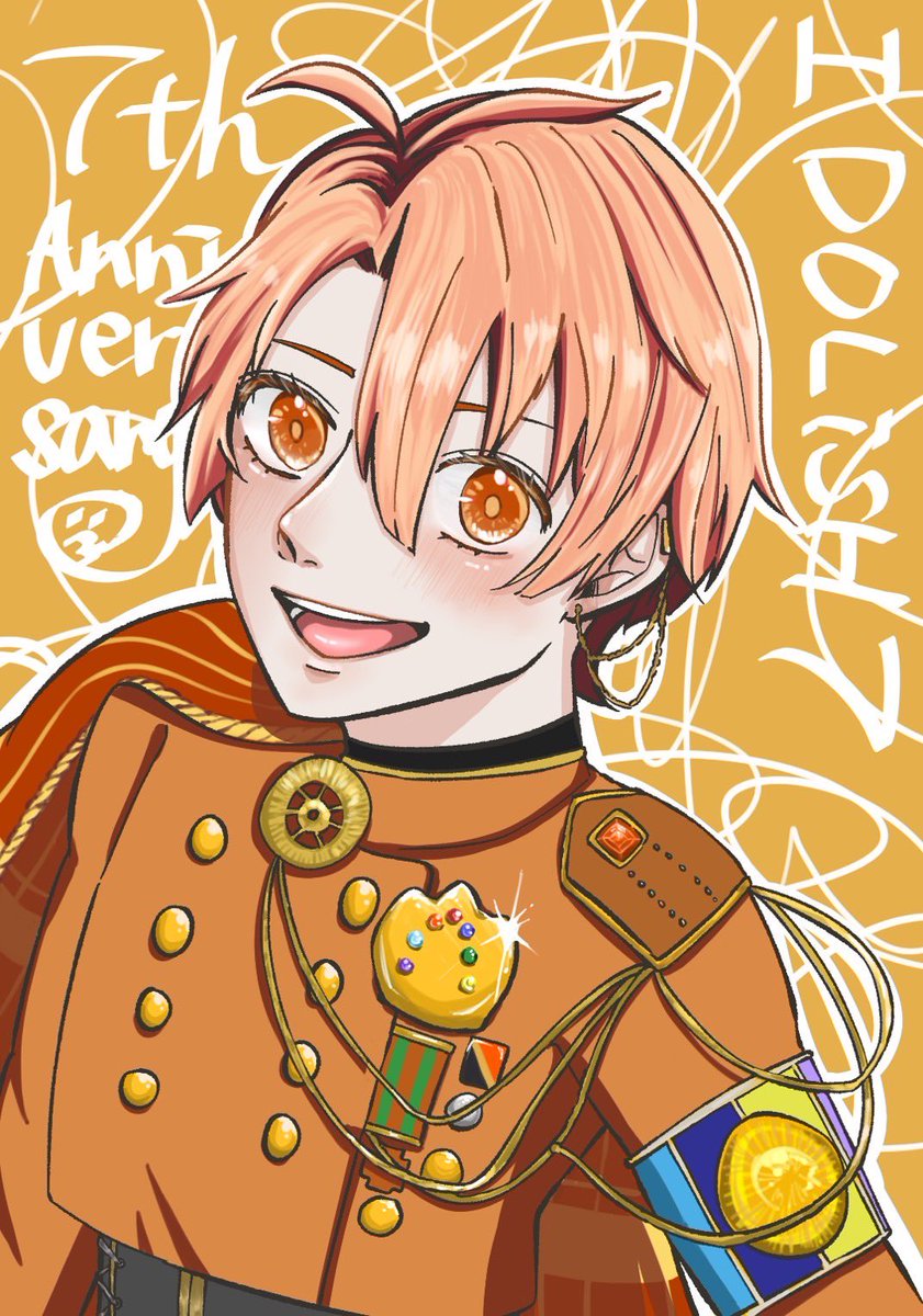 アイナナ「遅ればせながら7周年おめでとうございましたライブも本当に最高でした #アイナナ7」|ぴかぴかりのイラスト