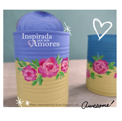 Mami_inspirada's tweet photo. Inspirada por mis amores: LATAS Y PINCELADAS PRIMAVERALES    -  RA#152 https://t.co/TjDHiqIBn6 https://t.co/ACQF0maT2W