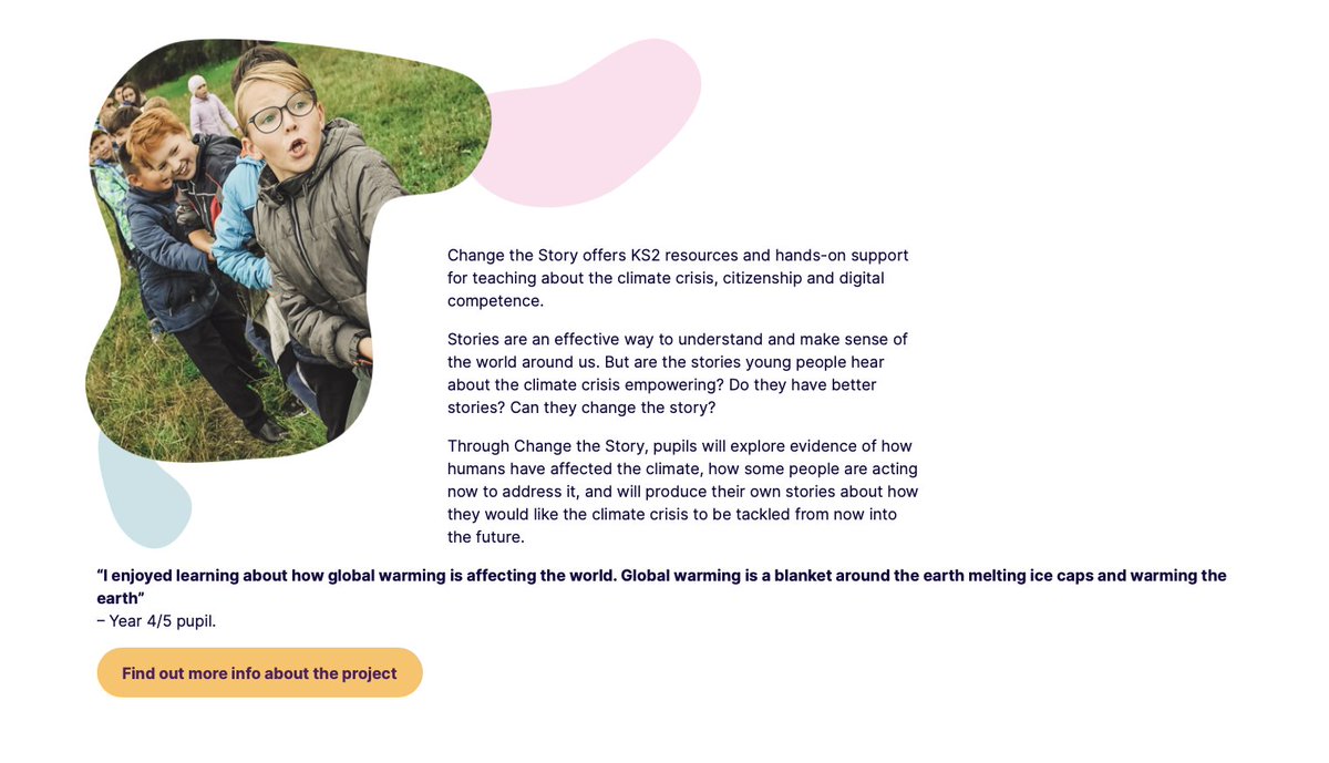 What a great project this has been! changethestory.eu/uk/
#ChangeTheStory #ClimateStories <a href="/CtS_AT/">Change the Story - Austria</a> <a href="/stories4climate/">Change the Story TR</a> <a href="/NAEE_UK/">NAEE in the UK</a> <a href="/UKSchoolsSusty/">UK Schools Sustainability Network (UKSSN)</a>