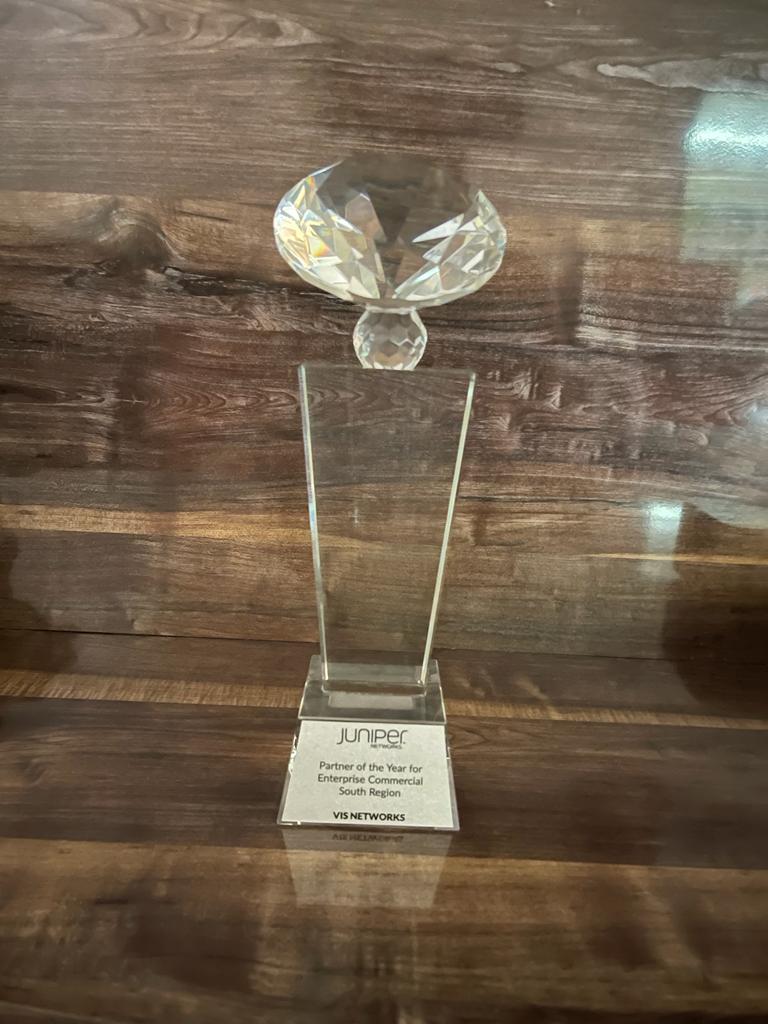 VISNETWORKS's tweet photo. We’re excited to be awarded Juniper Networks Partner of the Year – Enterprise Commercial South region, for the year FY’22 on Aug 26’22.
We thank our customers for the patronage and Juniper Networks for the amazing partnership.
#VISNetworks #JuniperNetworks #partneroftheyear https://t.co/JDQmajOpjY