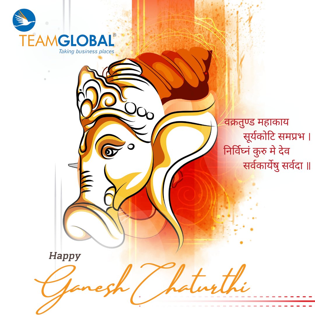 Teamglobal_Log's tweet photo. May the divine blessings of Lord Ganesha bring you eternal bliss and peace, protect you from evil and wrongdoings, and fulfill all your wishes and desires. Teamglobal wishes everyone a Happy Ganesh Chaturthi!!

#teamglobal #ganeshchaturthi2022 https://t.co/nSXLjivK12