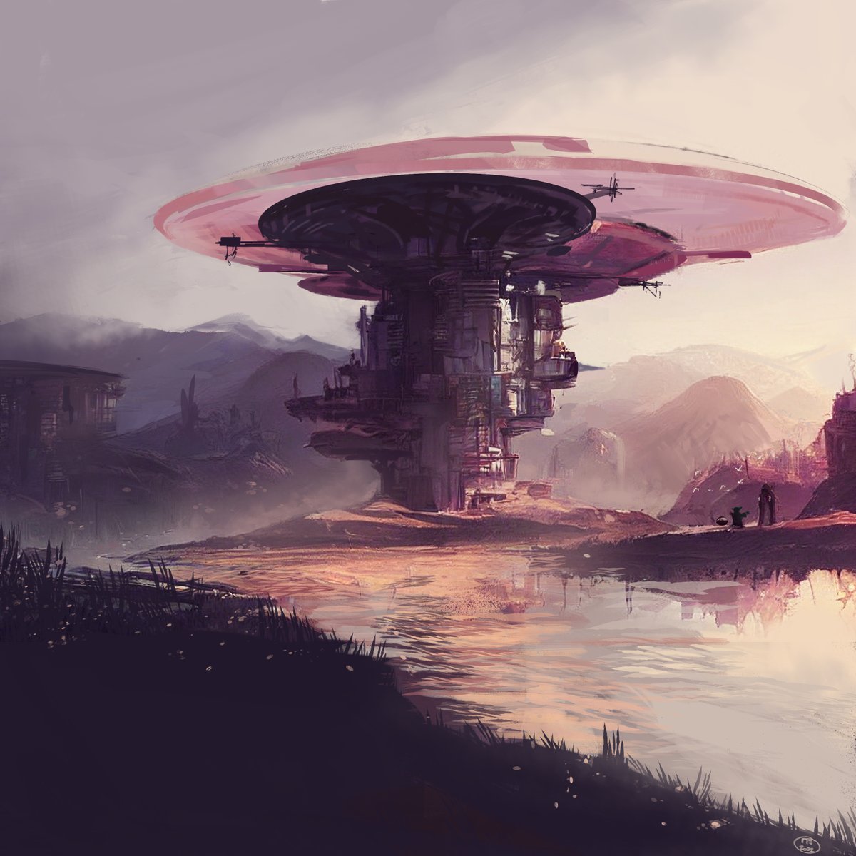 How much ambiguity do we need? And what kind of ambiguity? 

Sweet little soiree at planet Pontis Major. 

#clipstudiopaint #wacom #cintiq #stablediffusion #Pareidolia #digitalart #sketch #ideation #conceptart #ambiguity #starwars