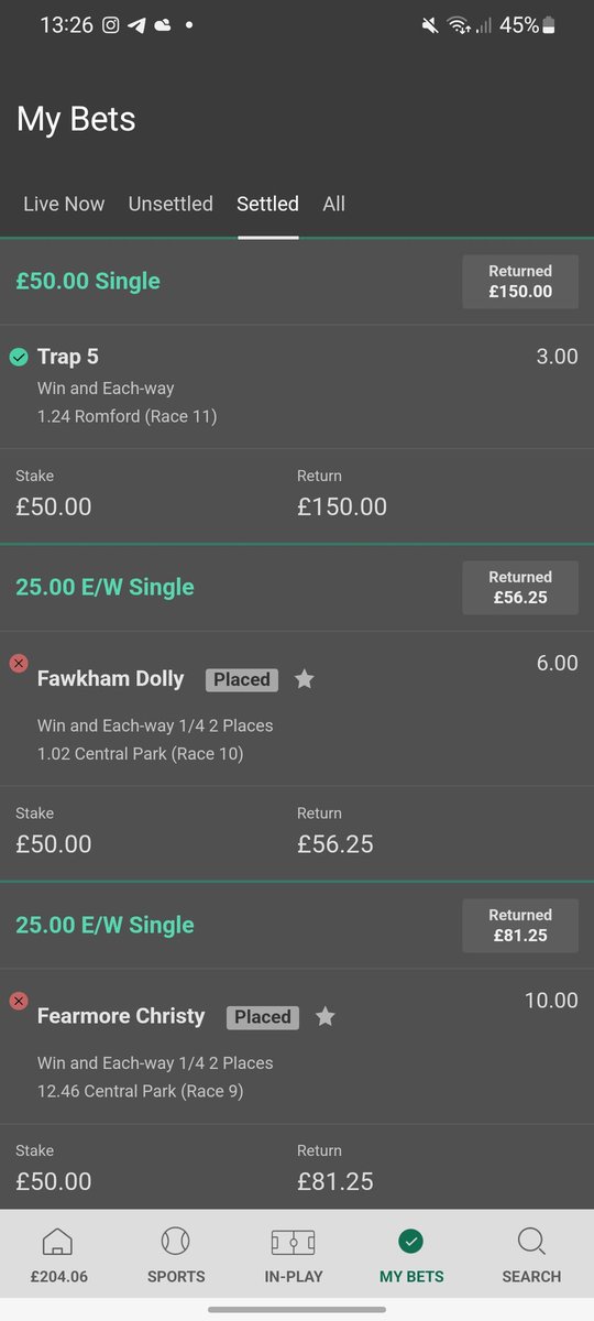 BOOOOM 🥳🥳 our last 3 dog tips.

14 wins out of 24 yesterday which is MEGA