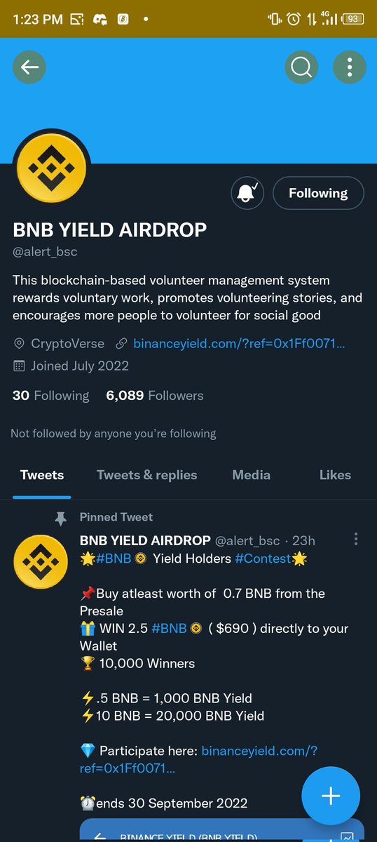 DavidOsaloni's tweet photo. @alert_bsc Done thanks 😊💙 https://t.co/gegMUoQ2uf