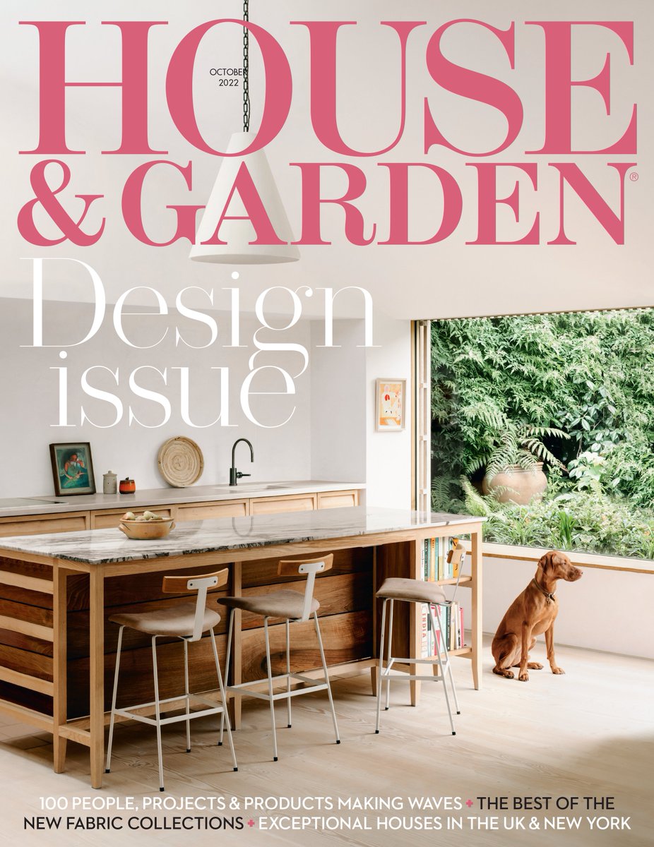 _houseandgarden's tweet photo. Our October issue hits the stands this week, featuring our fourth annual #Design100.
Inside, find 25 pages showcasing the people, places, products and ideas shaping the world of contemporary design. https://t.co/MH9TmliW3n