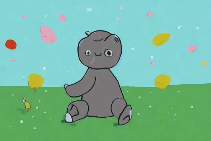 こちらはご友人  に絵を託して錬成してもらったモッコメリアンです!時が経つごとに親しみが湧いてきます。面白すぎるでしょ自分でもやりたいーっ(最初の設定で戸惑ってます) 