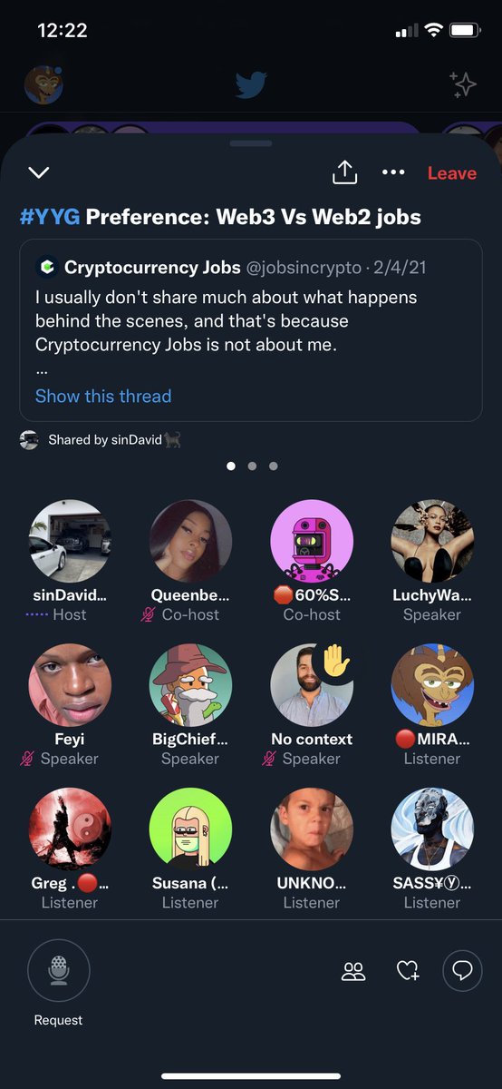 mirabel_xx's tweet photo. Learnt so much from this @operationSIN @ProjectYinYang space💯S/O to @0xnftDave @raspberries_569 @ashcoco1234 @SirToshee @LuchyWayne @KingOfBoys999 and everyone who got to share some of their knowledge❤️🔥 #SINNER #AFRISIN #YYG #YY4L https://t.co/KZgeHCDsvZ