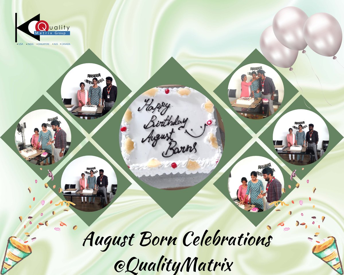 QualityMatrix's tweet photo. @QualityMatrix
Glimpses @August Birthday Bash. Wishing our August-born people the best wishes on their birthday! Happy August birthday to you!🥳🎂🎂
#august2022 #August #Augustbirthdays #qualitymatrix #qualitymatrixgroup #teambirthday #celebrations2022 #birthdayparty #birthday https://t.co/nMDxzfEA0l