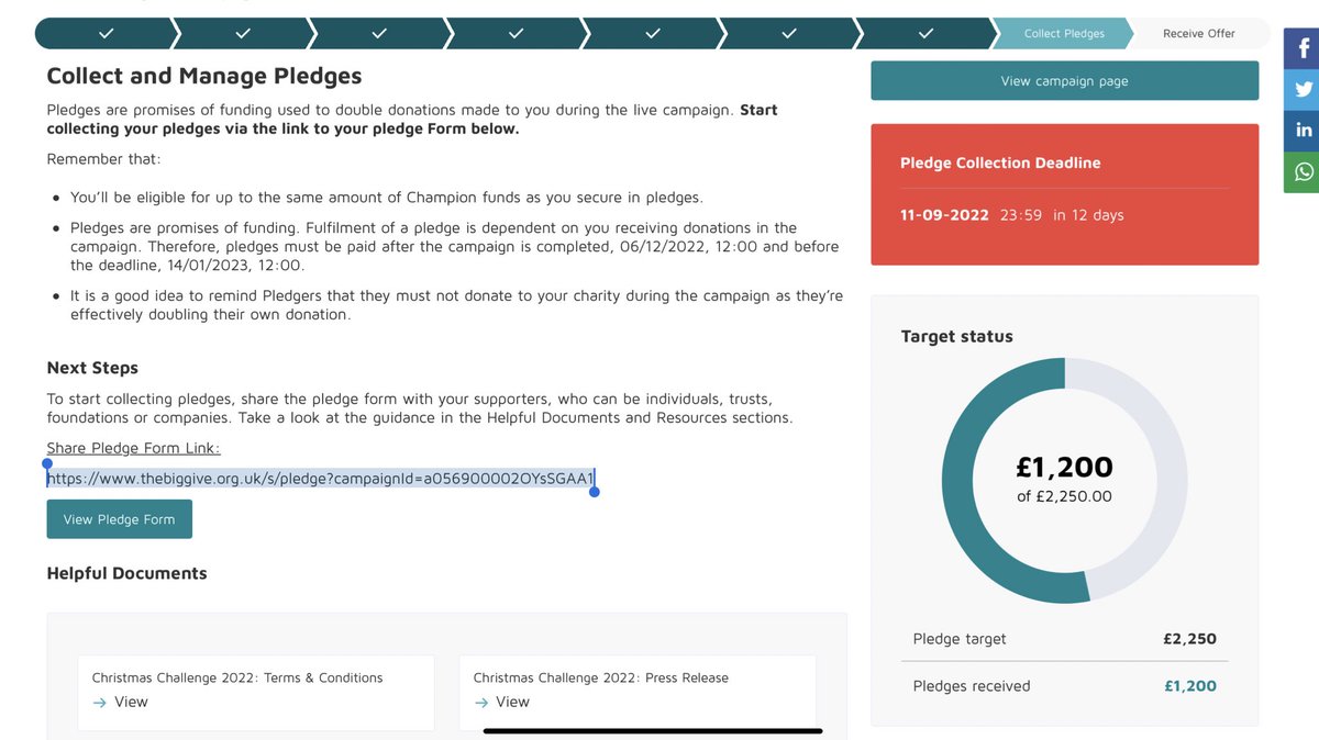 BCBridgemead's tweet photo. I am so thrilled to share that todays generous pledge means we have achieved the very minimum we needed to qualify us for matched funding. It means we are over halfway to our target! And The big give has extended the deadline. It’s not too late to help us https://t.co/RLXcLCGC9e https://t.co/6bklCxrJEd