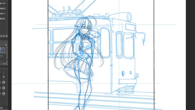 WIP 鋭意作画中であります 