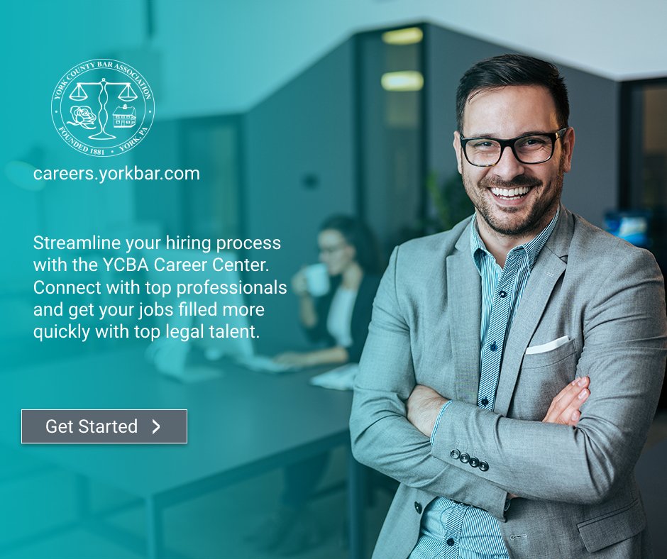 YORKPABAR's tweet photo. The YCBA Career Center is now live! Post your jobs and connect with legal professionals across all disciplines. visit https://t.co/cLOagmpFiz to get started! YCBA members receive $50 off discount on select packages. https://t.co/rX4Au1nBwf