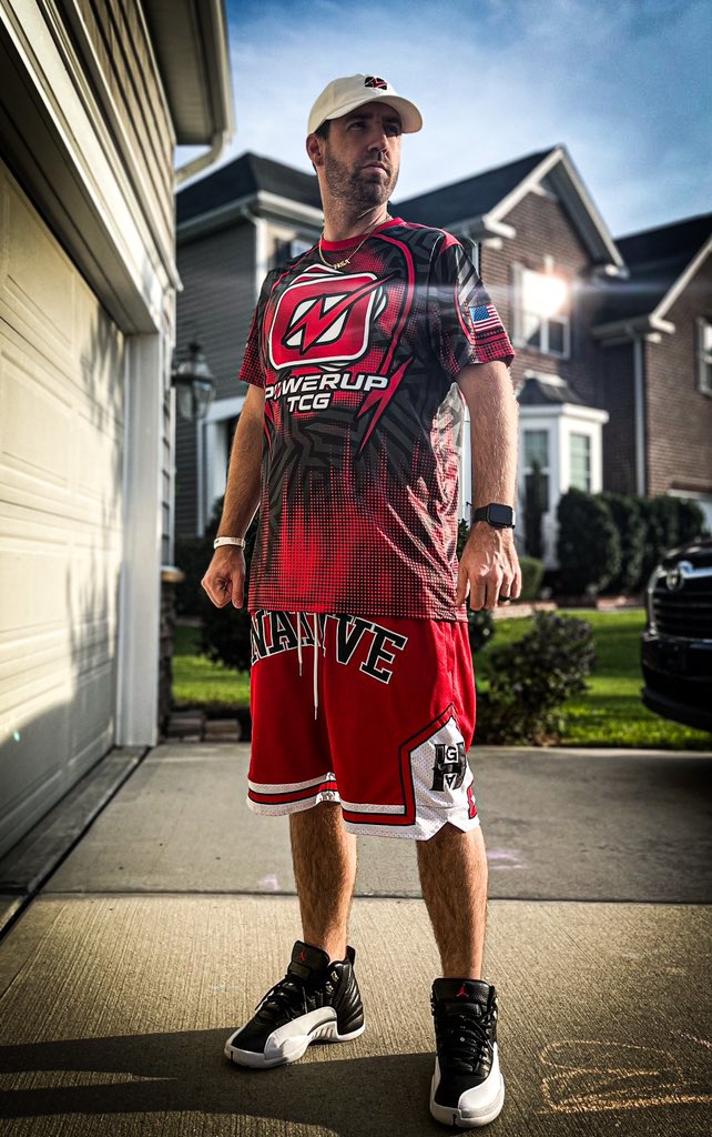 PowerupTcg's tweet photo. ⚡️ We’re about to take the TCG scene to a WHOLE ‘NOTHER LEVEL! 💯 

Absolutely HYPE about how dope our #POWERUP TCG player jerseys came out!

⚡️⚡️⚡️ P O W E R U P TCG ⚡️⚡️⚡️

So much cool &amp; fun stuff is coming!
Stay tuned!

#TCGPlayers #CardGames #DBSCardGame #PokemonTCG #Digimon https://t.co/vIdzE0nsy4