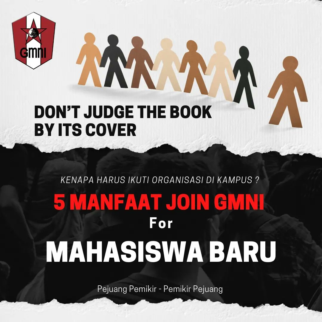 DpkFitk's tweet photo. Marilah BER-GMNI 
GMNI "Satu-satunya organisasi yang merangkul segala etnis suku budaya agama adalah GmnI, karena indonesia lahir dari keberagamaan itu semua".
#iainsyekhnurjaticirebon
#iainsnjcrb
#iaincirebon
#iainsnj
#demafitk
#fitk
#salamgenerasiarif
#siapjadibagianiainsnj https://t.co/08n0aicmC3