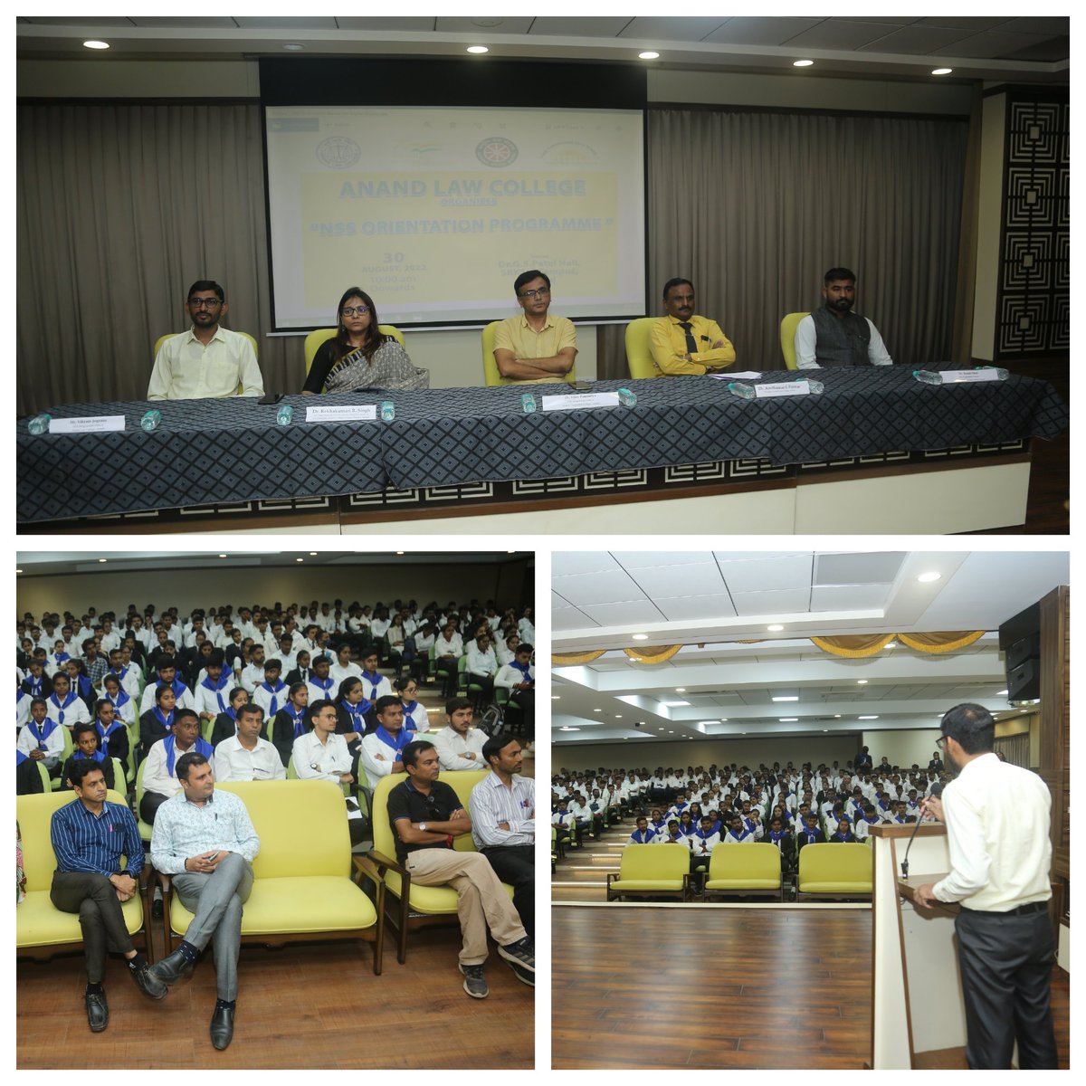 NSSALCAnand's tweet photo. #NSS_Orientation_Programme 
#NSS_Aim_Motto_Objectives
#More_Than_300_NSS_Volunteers 
#Anand_Law_College_Anand_Gujarat
#Thanks https://t.co/Wk8gtVVWYZ