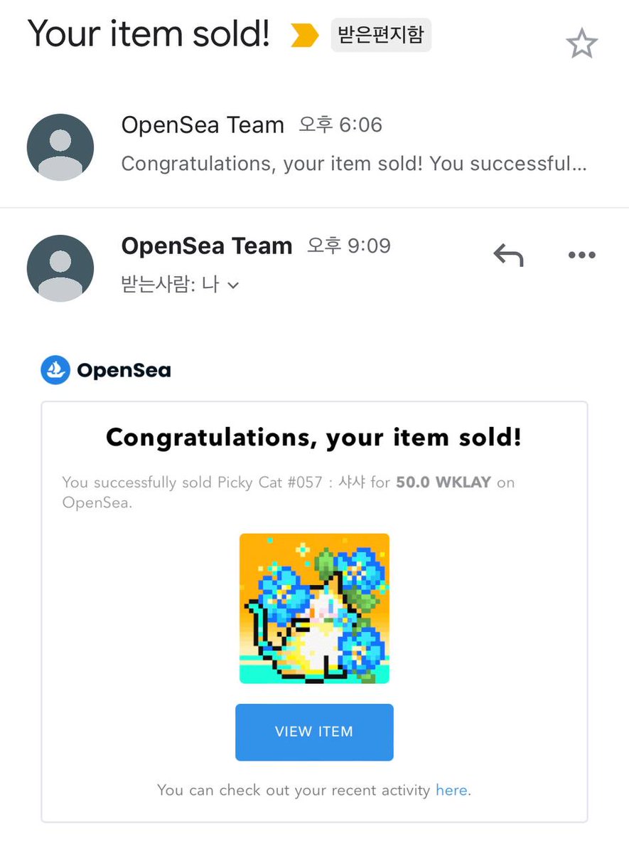 💞SOLD OUT💞
샤샤를 도지존버집사님이 데려가주셨습니핔🫶
감사의 의미를 담은 샤샤의 꽃말은"감사"
특별히 더 감사합니다💜

👉opensea.io/collection/pic…

#NFT #pickycat #NFTCommunity #nftcollector <a href="/opensea/">OpenSea</a> #knft #openseaNFT #nftartist #youritemsold #ドット絵 #opensea #nftartist #pixelart