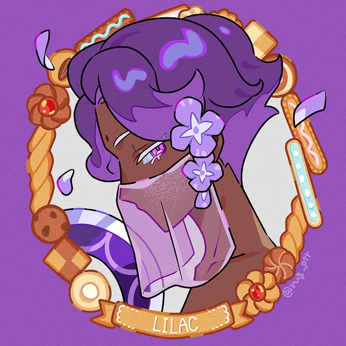 クキラン擬人化FA キャロット味/クリームユニコーン/ライラック味/パンプキンパイ味 #cookierun 