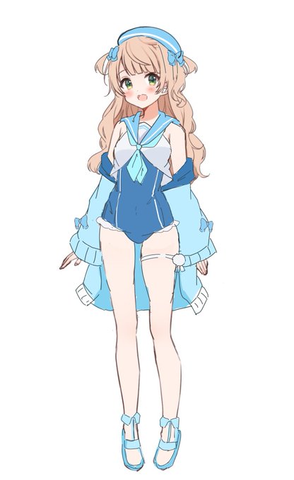 マリンスク水のしぐれうい🐬
#しぐれういサマー 