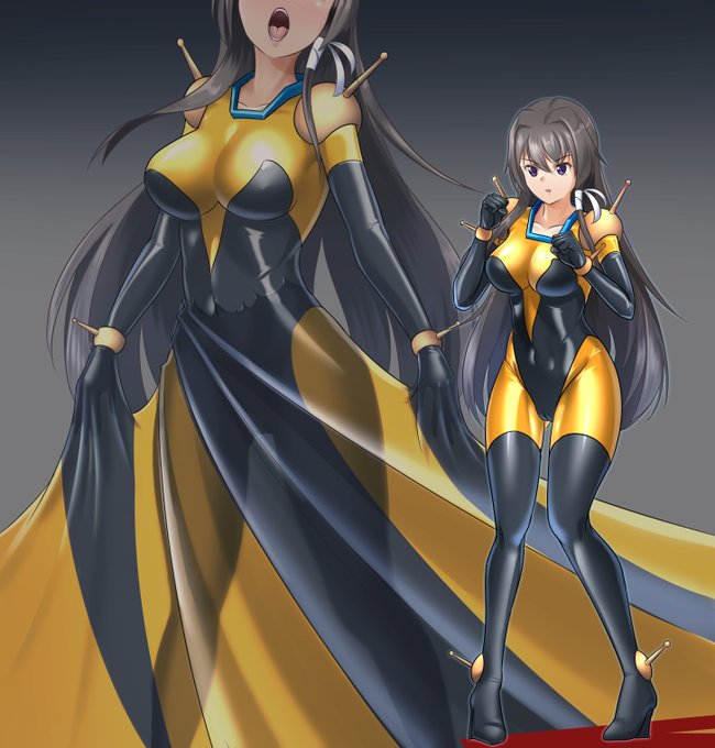 #今月描いた絵を晒す 
コロナでダウンしていた加減で今月はこの2組。 