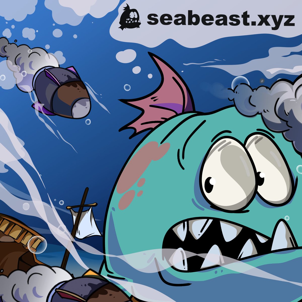 SeaBeastNFT's tweet photo. Pollution is the slaughter of the oceans
Humanity must face up to this problem!!!🐳
#SeaBeastNFT #nftart #nftcommunity #comingsoon #NFTdrop #NFTS #SeaEnvironmentalProtection #comicstrip #comics #FreeMint https://t.co/DQ5Gr2RWSk