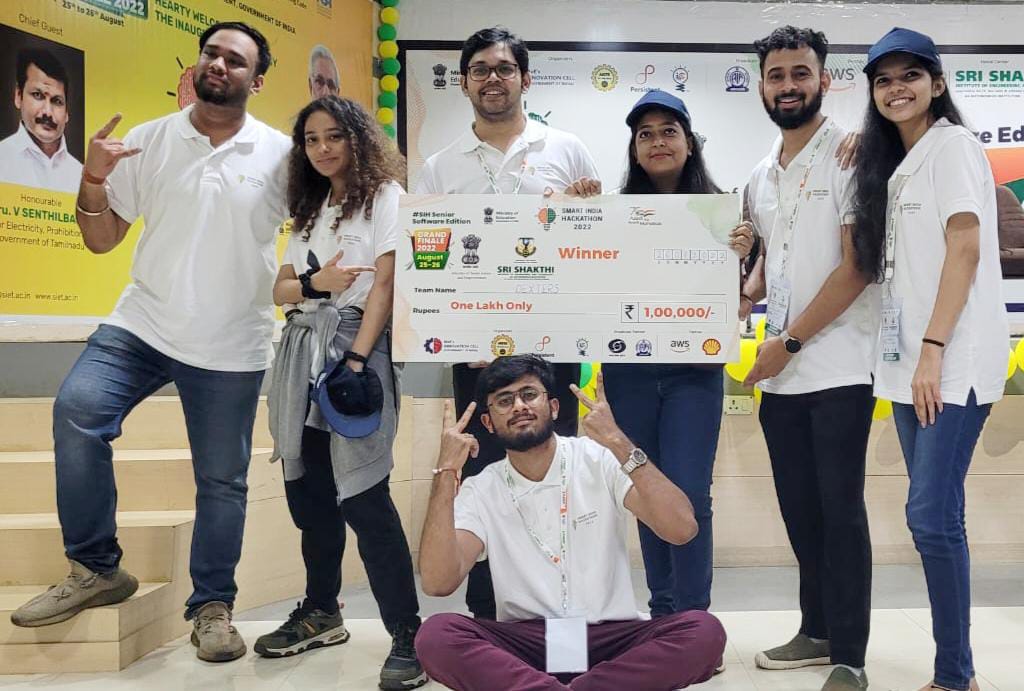 welingkarinst's tweet photo. It gives us immense joy to let you all know that WeSchool has won the Smart India Hackathon held at Coimbatore, Tamil Nadu under the mentorship of Dr. Rohan Kesarkar.

#placement #package #mbainmumbai #mbastudent #mbalife #businessschool #businessschoollife #businessschools https://t.co/tuppRiYeGu