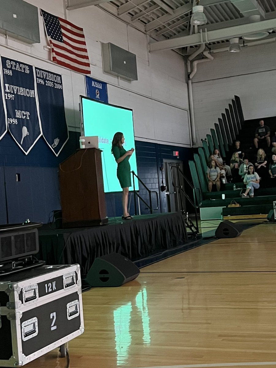 DrSHAnderson's tweet photo. “When we focus on the good, the good gets better” ✨ Dr. @katiemartinedu bringing the positivity and kicking off the school year at #MTPSpride #learnercenteredinnovation https://t.co/kyfoONqqn3