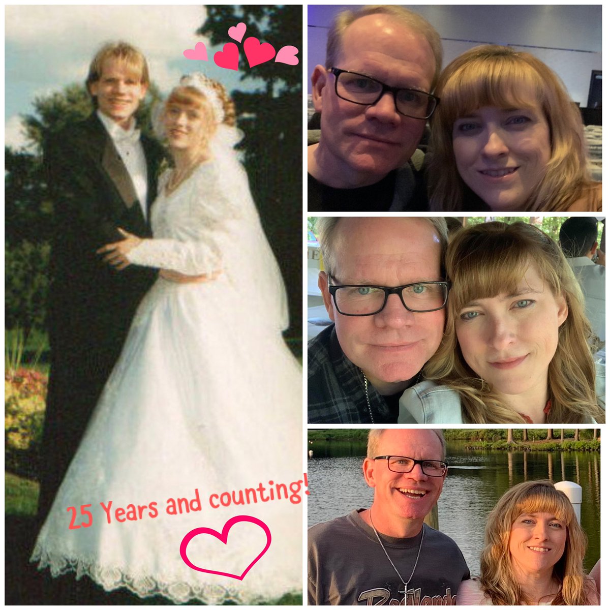 I have found the one whom my soul loves, so I held on and would not let go. ~Song of Solomon 3:4

25 years and still not letting go! I couldn’t imagine sharing this crazy life with anyone else! Happy Anniversary <a href="/Dodo47hhh/">Gary Goddeau</a> 🥰