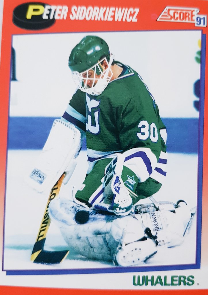 Peter Sidorkiewicz Hartford Whalers Score Card <a href="/NuWhales/">bring back the hartford whalers</a> <a href="/Rhoffman85/">Hoffman</a> #NHL #whalers