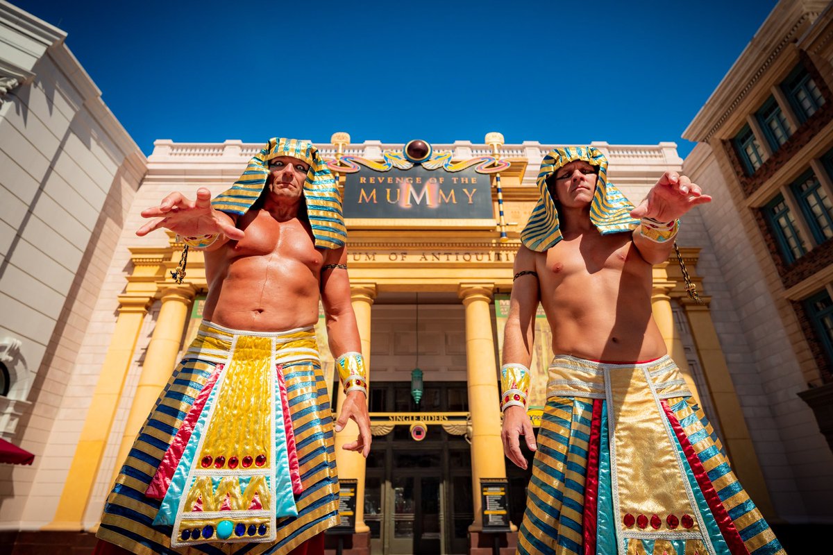 OrlandoInformer's tweet photo. BREAKING: Revenge of the Mummy has reopened to guests in a technical rehearsal after a refurbishment lasting more than seven months! https://t.co/2qBTXuvJXh
