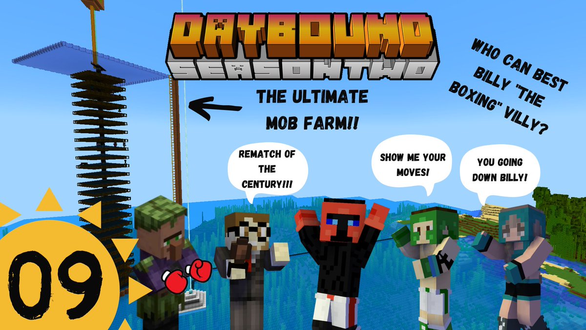 HoodieH00DLUM's tweet photo. 🥊"Ready for the rematch of the century!"🥊
We going to take on Billy "The Boxing" Villy in a tournament, again!😉
We also set out to build "the Ultimate Mob farm" for the all mob drops we can get!
So check it out!
#Minecraft  #YouTube 
👇👇👇
Video link: https://t.co/g6sHQgoQKc https://t.co/AR9FWKJxFU