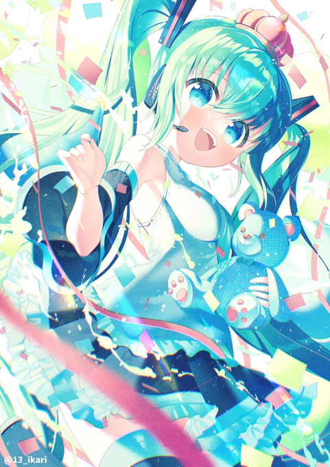 ミクさん誕生日おめでとう!!#初音ミク誕生祭2022 #初音ミク生誕祭2022 #初音ミク 