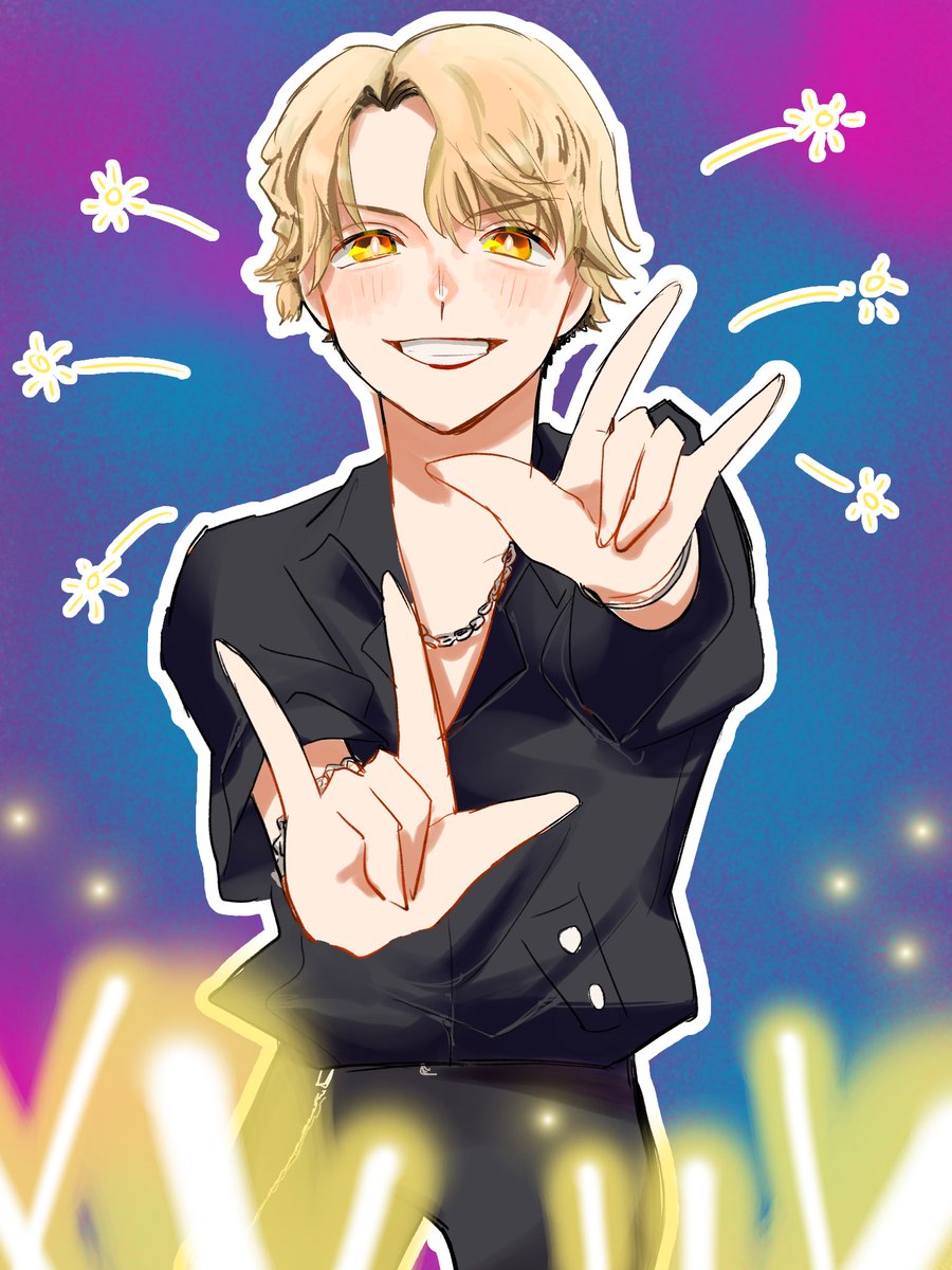 「全人類が思ってる例の星の如くのるぅとさんが『yeah yeah yeah …』で」|ますみのイラスト