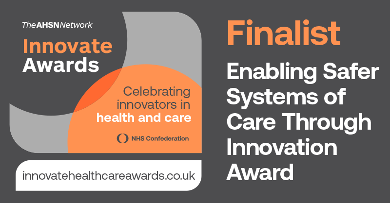 C_MPartnership's tweet photo. We're delighted to be 'Enabling Safer Systems of Care Through Innovation' finalists at the #InnovateAwards for work we've done with @MLCSU to help improve the remote management of patients diagnosed with uncontrolled hypertension in primary care settings! #CMDigital🥳@AHSNNetwork https://t.co/CD6IYZDXhh