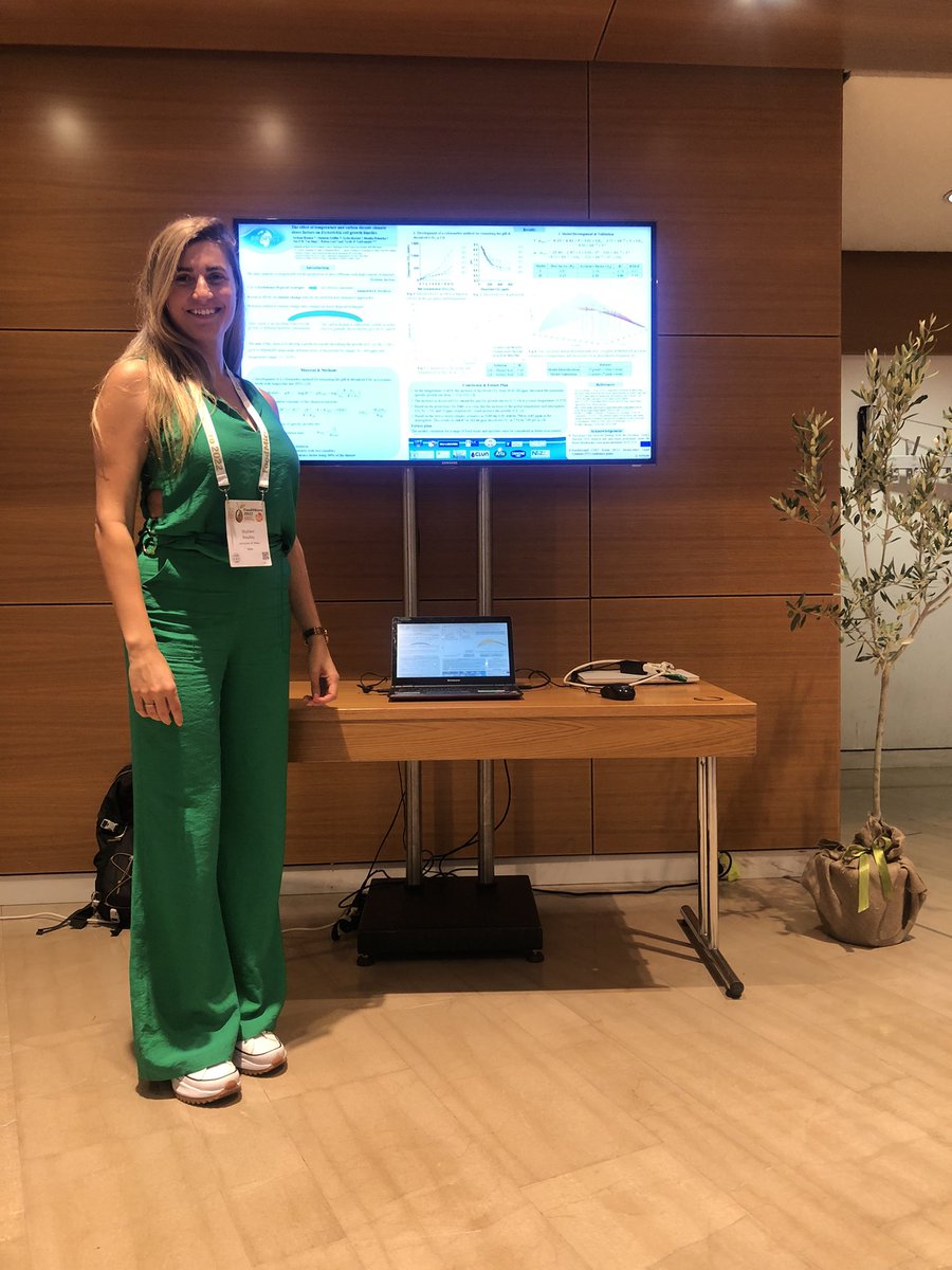 So great to be at @FoodMicro2022 conference in #Athens and share part of our #research on the effect of #climate change on the growth of Escherichia coli.
<a href="/PROTECT_ITN/">PROTECT-ITN</a> <a href="/EuroMicropH/">COST Action - low pH</a>