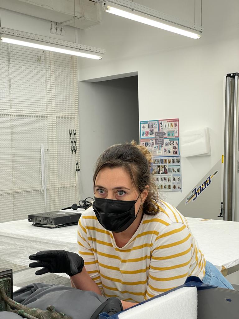 VCUQArtHistory's tweet photo. Museum studies students visit the Mathaf conservation lab and learn about the conservation of different media. 

@mathafmodern 

#VCUarts #VCUartsQatar #ArtHistory #Museum #Mathaf #MathafMuseum https://t.co/3FflrLtpjX