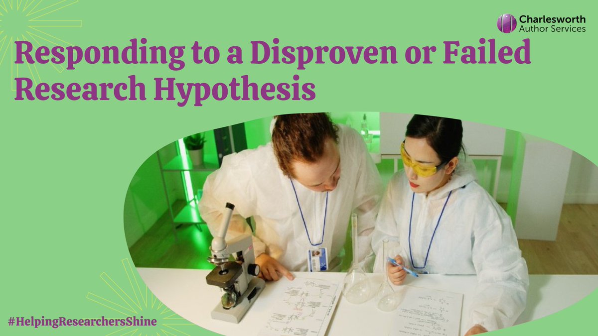 CWGAuthors's tweet image. Your #hypothesis failed or got disproven? 👎 Here's looking at the positive side... 👍

👉 ow.ly/ygx450KutNB

#HelpingResearchersShine🌟 #ResearcherEducation #ECRchat #PhDchat #AcademicTwitter