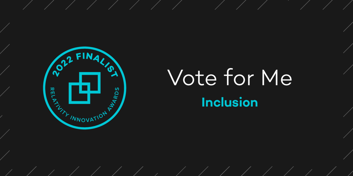 TPTLegal's tweet photo. Congratulations must go to Amber Crow, #TLS Senior Talent Management Specialist, who has been named a finalist in the 2022 #RelativityFest Innovation Awards Inclusion Category! Vote for her through September 23! https://t.co/p5WnIPnqcu

#inclusion #relativityfest #awards https://t.co/QlQv2mDGWI