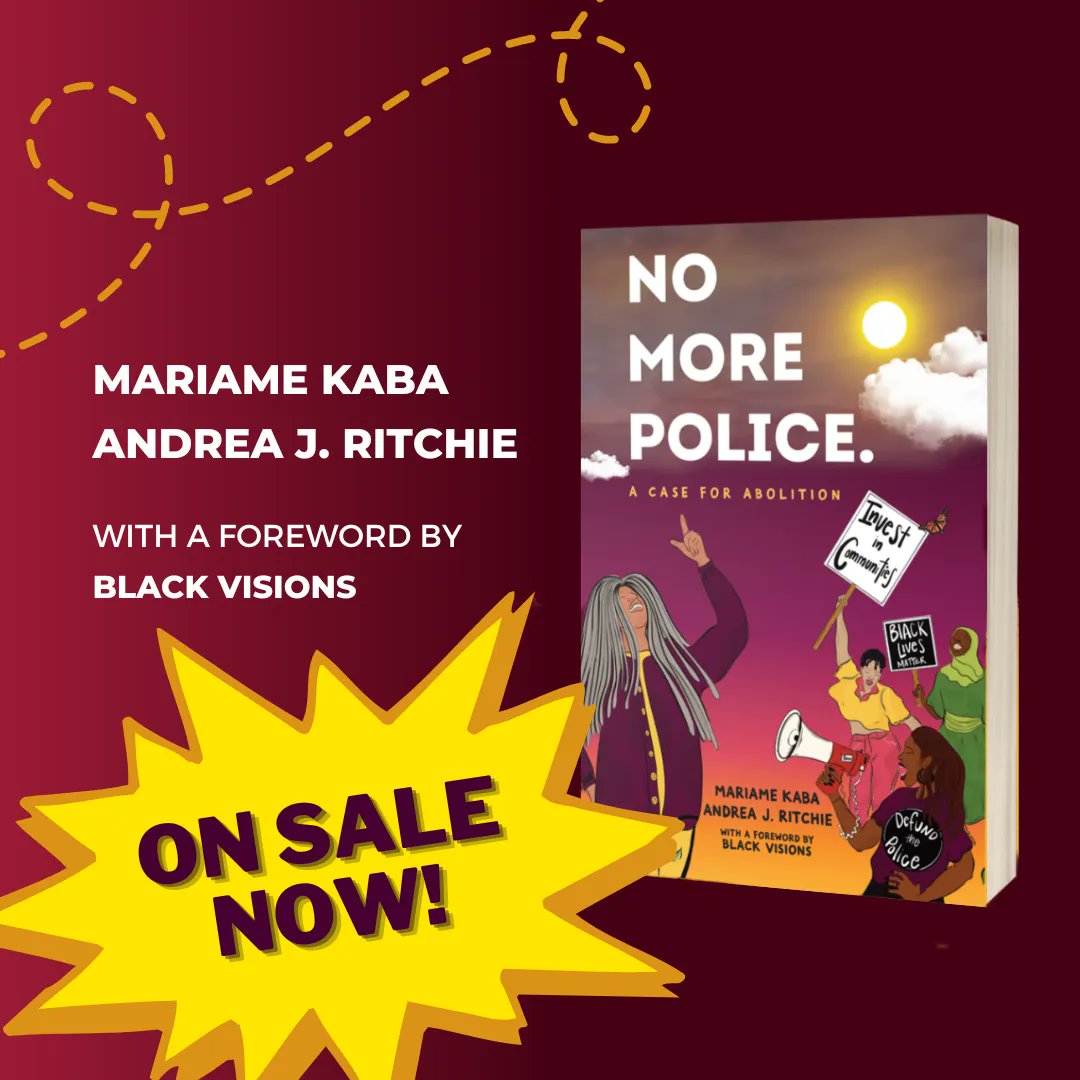 Interrupting Criminalization (@interruptcrim) on Twitter photo ☀️🎉 Happy official release day to #NoMorePolice: A Case for Abolition, a beautiful offering from <a href="/prisonculture/">NYC Tw*tterati</a> & <a href="/dreanyc123/">Andrea Ritchie also @dreanyc123.bsky.social</a> to everyone working to build a world without policing. Thank you to everyone for your support! Learn more, order a copy & more: bit.ly/NoMorePolice ☀️🎉 Happy official release day to #NoMorePolice: A Case for Abolition, a beautiful offering from <a href="/prisonculture/">NYC Tw*tterati</a> & <a href="/dreanyc123/">Andrea Ritchie also @dreanyc123.bsky.social</a> to everyone working to build a world without policing. Thank you to everyone for your support! Learn more, order a copy & more: bit.ly/NoMorePolice