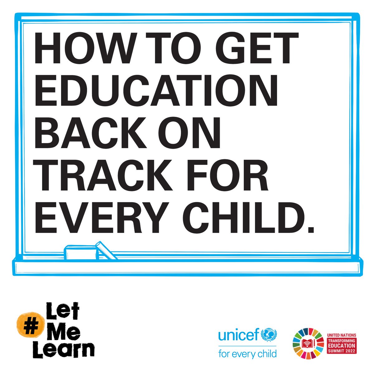 UNICEF's tweet photo. Five actions world leaders need to take to end the learning crisis.
 
A thread 🧵

#LetMeLearn #TransformingEducation https://t.co/tYe3BHbW93