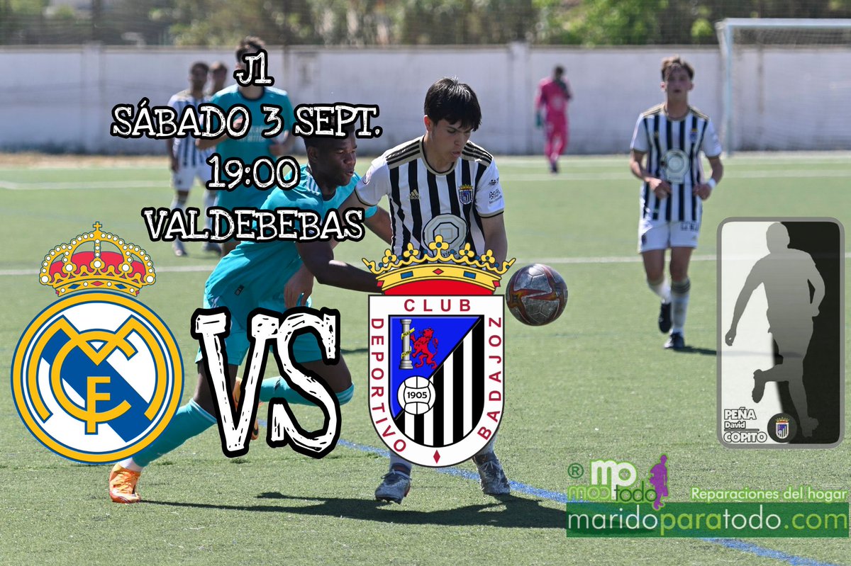 PByNDavidCopito's tweet photo. Comienza la liga para nuestros chicos del DH del @CDBLaAcademia, nada más y nada menos que con el partidazo de la jornada en Valdebebas contra @lafabricacrm este sábado a las 19:00, que podremos seguir a través de #CDBtv. Galardón @davidcopito patrocinado por @maridoparatodo https://t.co/dV7SicC2Zw