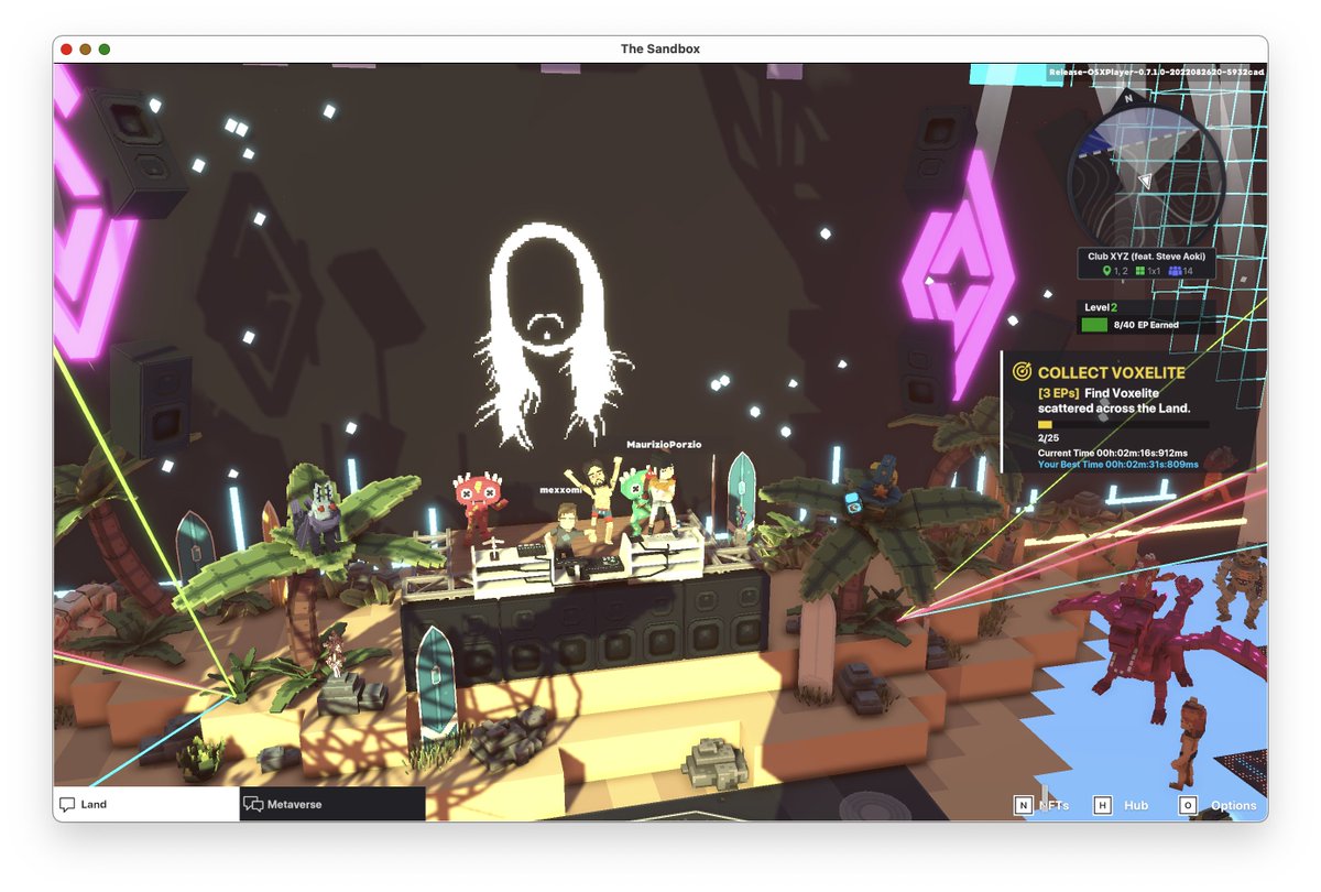 AllisonHanlon14's tweet photo. @TheSandboxGame @steveaoki I just participated in the #SandboxAlphaS3Giveaway for a chance to win 500 SAND! On stage with Steve Aoki, check out my screenshot below!
👇 https://t.co/5eSEho7spW