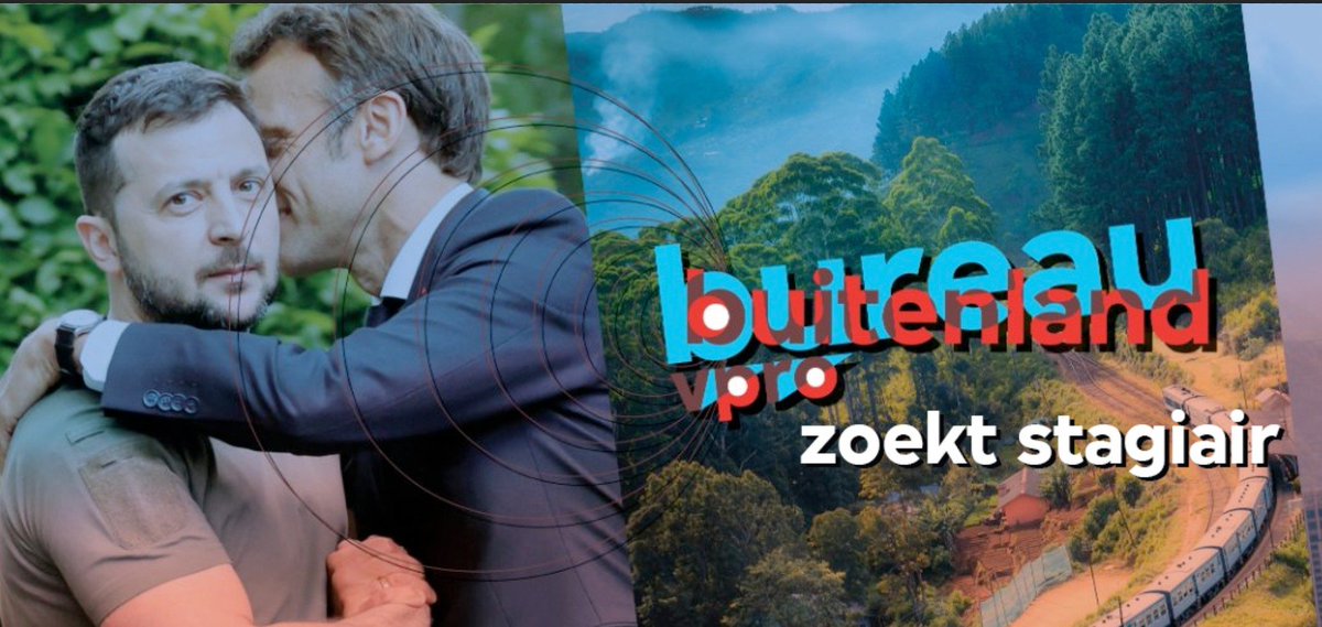 bbvpro's tweet photo. Buitenkansje: we zoeken zo snel mogelijk een stagiair! 🗺️📻🎙️ Wil je bij hét journalistieke buitenlandprogramma op Radio 1 aan de slag? Meld je snel aan via: 
https://t.co/0LejToJXAx
RT = fijn (en deel het ook met mogelijke kandidaten die niet op Twitter zitten) 🙏 https://t.co/BgOpjGG5UU