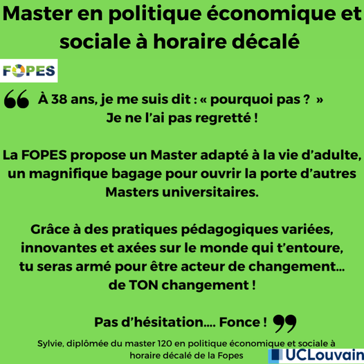 ⏰C'est le moment de se lancer pour vous aussi ????
Venez rencontrer de récent·es diplômé·es à la séance d'information ce 30/08 à 18h à Charleroi ! Accompagnés d'une conseillère à la formation, ils répondront à toutes vos questions  !
bit.ly/3TusulA