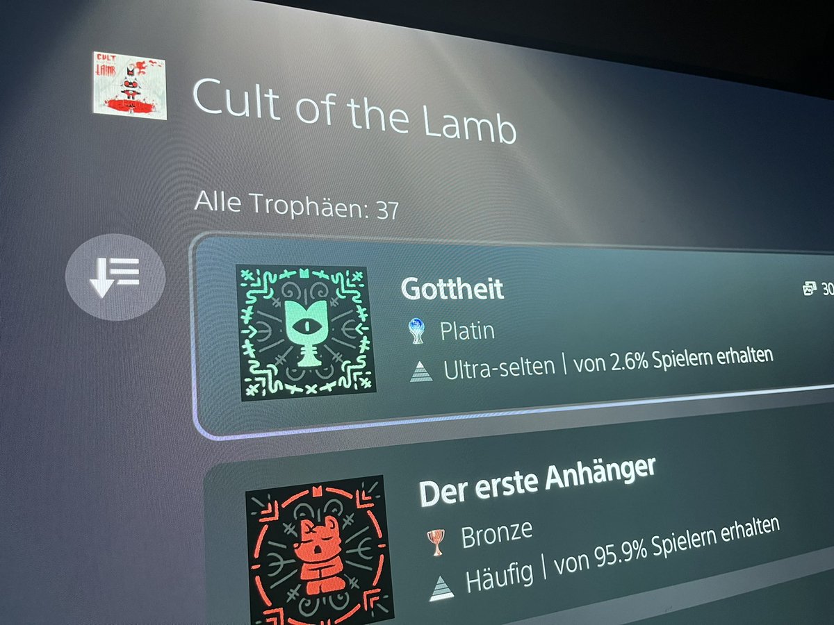 😍 I got it! #CultoftheLamb mega Spiel, gerne mehr davon! #PS5  <a href="/cultofthelamb/">Cult of the Lamb</a>