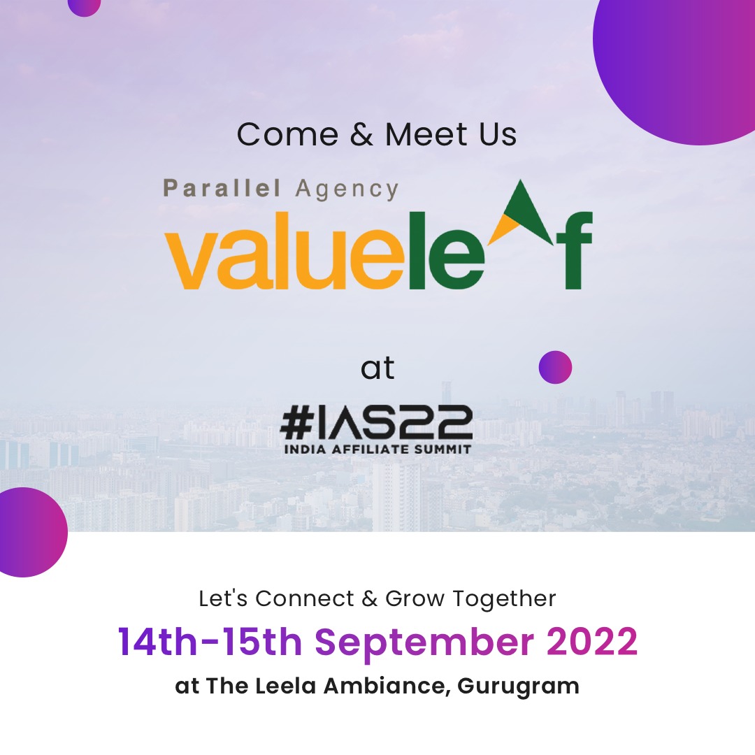 valueleaf's tweet image. India Affiliate Summit is around the corner and we are super excited to be a part of this upcoming biggest Affiliate Marketing Summit. Do come, meet our leaders, and develop a strong bond with some networking opportunities.

#indiaaffiliatesummit #indiaaffiliatesummit2022 #IAS