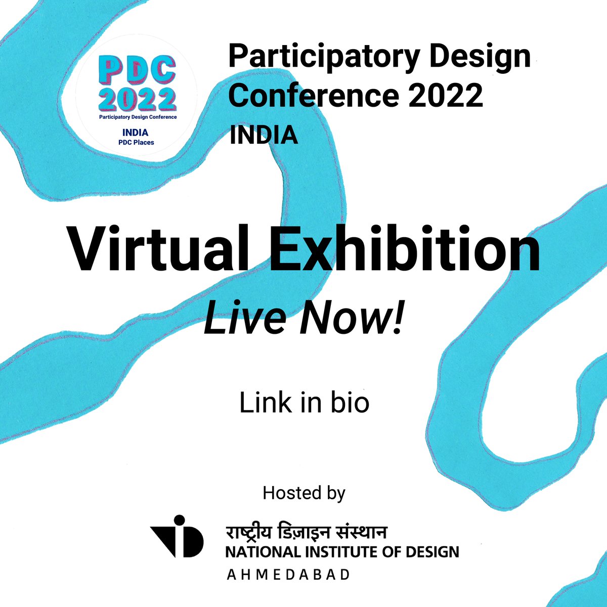 NID_India's tweet photo. PDC PLACE: INDIA CONFERENCE 2022 - 

What is Participatory Design? 
Exploring Expanding Worlds of Participatory Design 

Link to the 360 Virtual Tour of the exhibition: https://t.co/l5TpHKKg6I

#pdcplaces #Design #India #NID  #DPIIT https://t.co/mgZJlskYfQ
