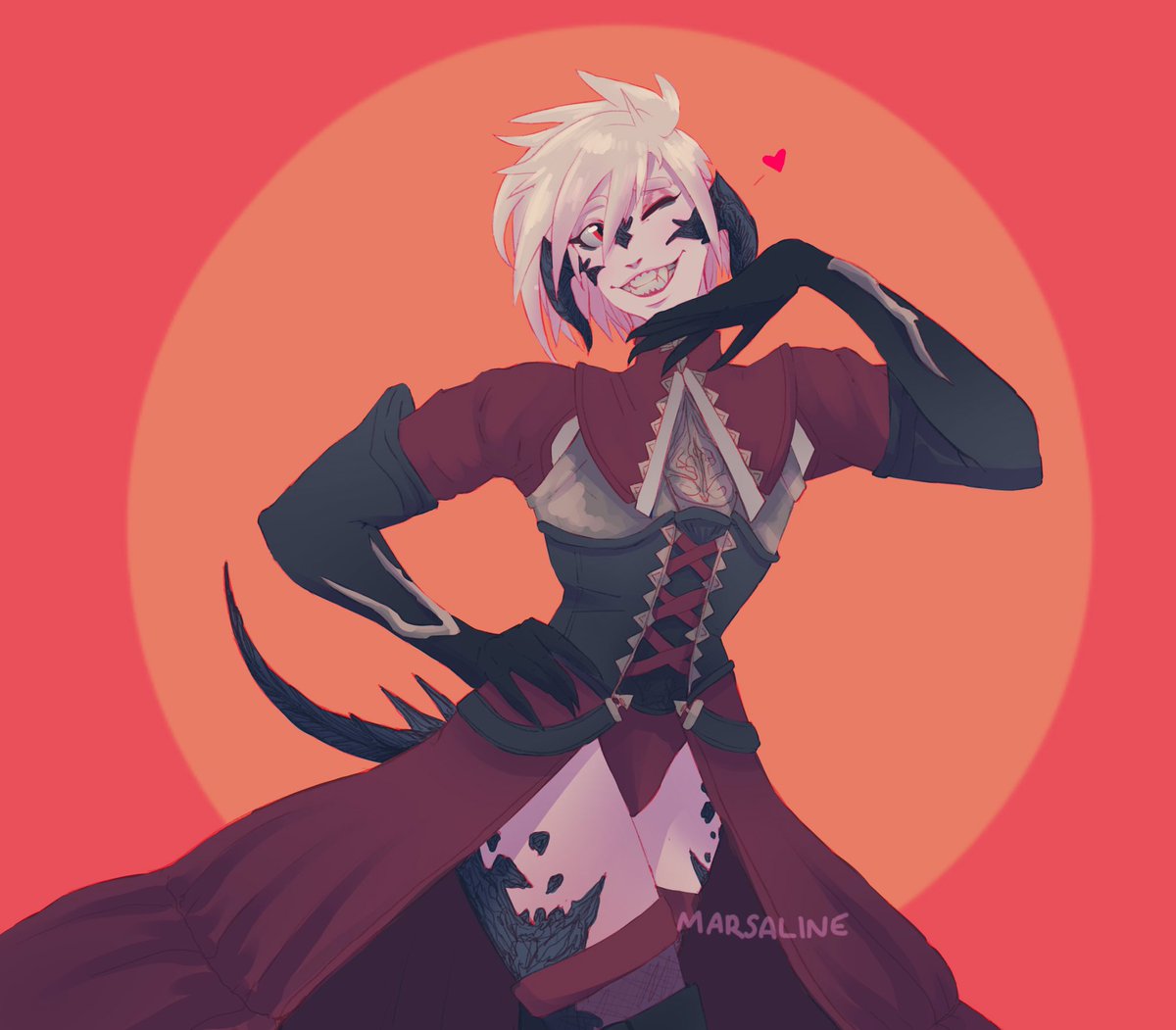 MarsalineArt's tweet photo. Thank you @OneDumbLizerd for commissioning me!!

Here’s the result they agreed for me to share 😊 https://t.co/1IMCYWeoiX