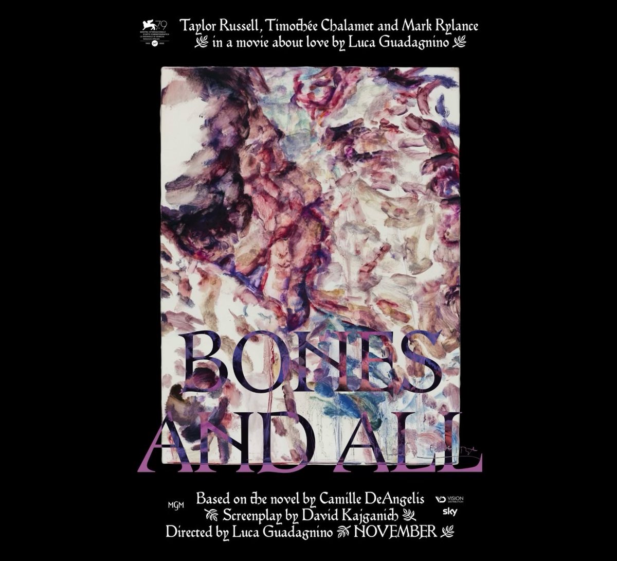 Elizabeth Peyton’s poster for Bones & All